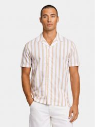 Lindbergh Koszula 30-203321 Beżowy Relaxed Fit. Brązowe koszule Lindbergh, m, bez wzorów, z bawełny, bez kołnierzyka, bez ramiączek. Za 139.99 zł.