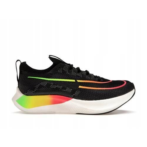 Buty do biegania męskie Nike Zoom Fly 4. Czarne buty do biegania Nike, bez wzorów, z gumy, bez zapięcia, do biegania, nike zoom. Za 669.00 zł.