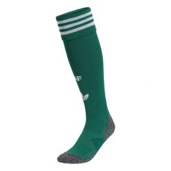 Getry wyjazdowe Algieria 26. Zielone legginsy długie sportowe Adidas, l, bez wzorów, z bawełny, do piłki nożnej. Za 79.95 zł.