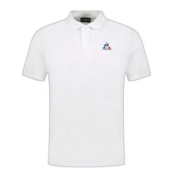 Polo Le Coq Sportif Essentiel N°1. Białe koszulki polo le coq sportif, m, bez wzorów, bez kołnierzyka, bez ramiączek. Za 240.00 zł.