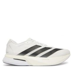 Buty do biegania adidas. Białe buty do biegania Adidas, bez wzorów, bez zapięcia, do biegania. Za 699.99 zł.
