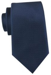 Krawat Męski - Angelo di Monti - Granatowy. Niebieskie krawaty i muchy Angelo di Monti, bez wzorów, z tkaniny. Za 45.00 zł.