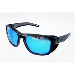 Okulary przeciwsłoneczne sportowe górskie Julbo Shield M Spectron 3 CF. Niebieskie okulary przeciwsłoneczne JULBO, pilot. Za 489.99 zł.