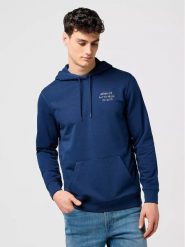 Wrangler Bluza w kolorze granatowym rozmiar: L. Niebieskie bluzy z kapturem Wrangler, l, bez wzorów, z kapturem. Za 118.56 zł.