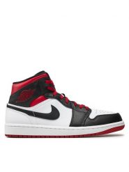 Nike Sneakersy Air Jordan 1 Mid DQ8426 106 Biały. Białe buty sportowe casual Nike, bez wzorów, ze skóry, bez zapięcia. Za 639.99 zł.