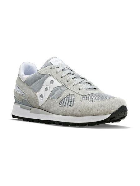 Saucony Sneakersy "Shadow" w kolorze szarym rozmiar: 41. Szare buty sportowe casual Saucony, bez wzorów, z materiału, bez zapięcia. Za 256.09 zł.