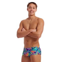 Kąpielówki męskie spodenki na basen plażę Funky Trunks Leaving Today. Niebieskie kąpielówki Funky Trunks, m, bez wzorów. Za 159.00 zł.