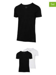 Fila Koszulki (2 szt.) w kolorze czarnym i białym rozmiar: XL. Białe bezrękawniki Fila, xl, bez wzorów, bez kołnierzyka, bez ramiączek. Za 73.99 zł.