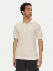 Jack&Jones Polo Ceaston 12273012 Beżowy Regular Fit. Brązowe koszulki polo Jack&Jones, m, bez wzorów, z bawełny, bez kołnierzyka, bez ramiączek. Za 109.99 zł.