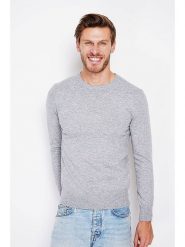 C& Jo Sweter w kolorze szarym rozmiar: 44. Szare swetry nierozpinane C& Jo, bez wzorów, ze splotem, bez kołnierzyka, bez ramiączek. Za 152.99 zł.