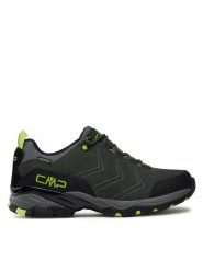 CMP Trekkingi Melnik Low Wp Waterproof 3Q18597 Zielony. Zielone buty trekkingowe CMP, bez wzorów, ze skóry, bez zapięcia. Za 329.99 zł.