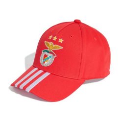 Czapka baseballowa Benfica Lizbona 3-Stripes. Czerwone czapki zimowe Adidas, bez wzorów. Za 147.00 zł.