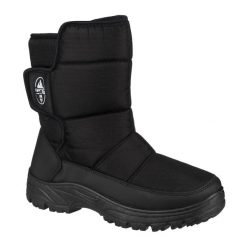 Śniegowce turystyczne męskie wysokie Aulp WHERO ocieplane wodoodporne. Czarne śniegowce Aulp, z syntetyku, bez zapięcia. Za 269.99 zł.