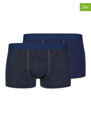 Skiny Bokserki (2 pary) w kolorze granatowym rozmiar: XXL. Niebieskie bokserki Skiny, xxl, bez wzorów. Za 61.89 zł.