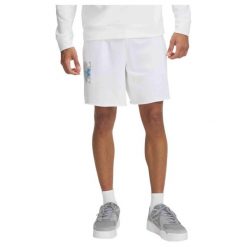 Spodenki Sportowe Under Armour Rival Terrylogo8inshort. Białe krótkie spodenki sportowe Under Armour, bez wzorów. Za 199.99 zł.