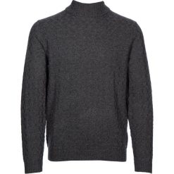 Sweter w kolorze antracytowym. Szare golfy Marvelis, bez wzorów, z wełny, bez ramiączek. W wyprzedaży za 79.95 zł.