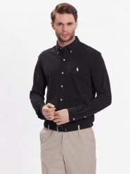 Polo Ralph Lauren Koszula 710654408089 Czarny Regular Fit. Czarne koszule Polo Ralph Lauren, m, bez wzorów, z bawełny, bez kołnierzyka, bez ramiączek. Za 449.99 zł.