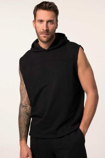 Męska Bluza z kapturem fitness Belly Fit bez rękawów kaptur szybkoschnąca. Czarne bluzy z kapturem JAY-PI, m, bez wzorów, z bawełny, z kapturem. Za 239.99 zł.
