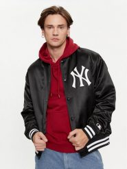 47 Brand Kurtka bomber New York Yankees BB017PMOKGD601364JK Czarny Oversize. Czarne kurtki 47 Brand, m, bez wzorów, z syntetyku, bez kaptura. Za 479.99 zł.