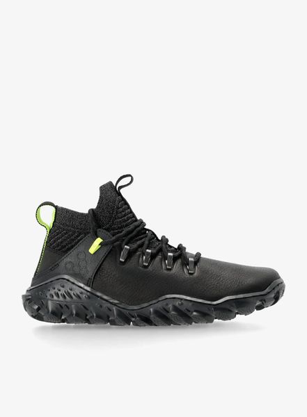Buty turystyczne męskie Vivobarefoot Magna Forest ESC. Czarne buty turystyczne VIVOBAREFOOT, bez wzorów, z gumy, przed kolano, bez zapięcia, trekkingowe. Za 945.99 zł.