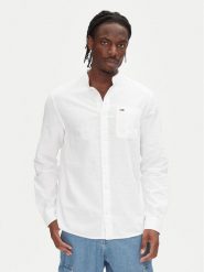 Tommy Jeans Koszula DM0DM20876 Écru Regular Fit. Koszule Tommy Jeans, m, bez wzorów, z bawełny, bez kołnierzyka, bez ramiączek. Za 279.99 zł.