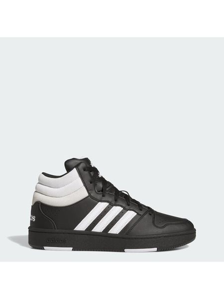Adidas Sneakersy Hoops Mid Classic Shoes KI1035 Czarny. Czarne buty sportowe casual Adidas, bez wzorów, ze skóry, bez zapięcia. Za 298.99 zł.