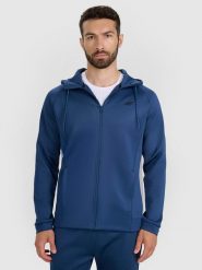 4F Kurtka sportowa w kolorze granatowym rozmiar: M. Niebieskie kurtki outdoor i hardshell 4F, m, bez wzorów, z materiału, bez kaptura. Za 114.95 zł.