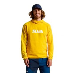 Bluza Slam Z Grafiką Dorośli. Żółte bluzy z kapturem SLAM, s, bez wzorów, z bawełny, z kapturem. Za 571.99 zł.