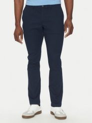 Michael Kors Chinosy CS4301KDR2 Granatowy Slim Fit. Niebieskie eleganckie spodnie Michael Kors, m, z bawełny. Za 369.99 zł.