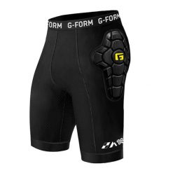 Szorty ochronne G-Form EX-1. Czarne krótkie spodenki sportowe G-Form, l, bez wzorów, z materiału, na fitness i siłownię. Za 517.00 zł.