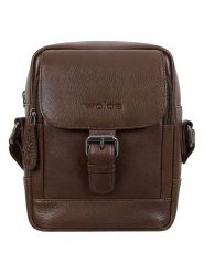 Wojas Skórzana torebka w kolorze brązowym - 15 x 19 x 6,5 cm rozmiar: onesize. Brązowe torby na ramię Wojas, bez wzorów, z materiału, na ramię, małe, bez dodatków. Za 294.28 zł.