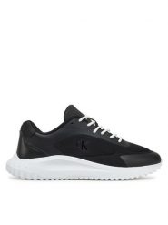 Calvin Klein Jeans Sneakersy Eva Runner Low Mesh Mix YM0YM01185 Czarny. Czarne buty sportowe casual Calvin Klein Jeans, bez wzorów, z jeansu, bez zapięcia. Za 309.99 zł.