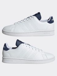 Adidas Sneakersy w kolorze biało-granatowym rozmiar: 39. Białe buty sportowe casual Adidas, bez wzorów, bez zapięcia. Za 178.79 zł.