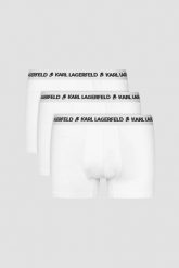KARL LAGERFELD Białe bokserki męskie 3PACK. Białe bokserki KARL LAGERFELD, m, bez wzorów. W wyprzedaży za 129.99 zł.
