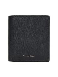 Calvin Klein Portfel Foil Emboss Slim Trifold W Card LV04D1063G Czarny. Czarne portfele CALVIN KLEIN, bez wzorów, ze skóry. Za 296.99 zł.