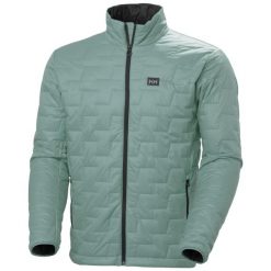 Kurtka puchowa Helly Hansen Lifaloft. Zielone kurtki narciarskie i snowboardowe Helly Hansen, m, bez wzorów, z puchu, narciarskie. Za 843.15 zł.