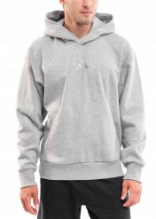 Bluza męska adidas All SZN Fleece. Szare bluzy z kapturem Adidas, m, bez wzorów, z bawełny, z kapturem. Za 215.99 zł.