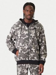 Guess Bluza Z6RQ04 K9YI1 Szary Regular Fit. Szare bluzy Guess, m, z aplikacjami, z bawełny, bez kaptura. Za 439.99 zł.