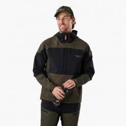 Kurtka outdoor hiking męska Swedemount Nordkap Stretch Jacket II oddychająca. Czarne kurtki SWEDEMOUNT, m, bez wzorów, z materiału, bez kaptura. Za 499.99 zł.