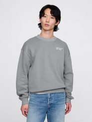 GAP Bluza w kolorze szarym rozmiar: M. Szare bluzy GAP, m, bez wzorów, bez kaptura. Za 97.28 zł.