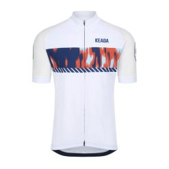 Męska koszulka rowerowa z krótkim rękawem – Signal Three​. Białe odzież kompresyjna KEADA SPORTS, l, bez wzorów, na fitness i siłownię. Za 332.00 zł.