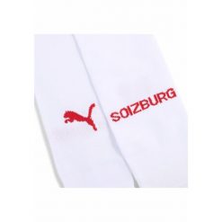 Męskie gładkie skarpety FC Red Bull Salzburg 24/25 PUMA White Red. Białe skarpety Puma, bez wzorów. Za 99.00 zł.