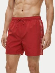 Calvin Klein Swimwear Szorty kąpielowe LV00N61002 Czerwony Regular Fit. Czerwone kąpielówki Calvin Klein Swimwear, m, bez wzorów, z syntetyku. Za 269.99 zł.