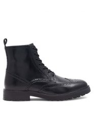 Gino Rossi Kozaki UBERTO-01 123AM Czarny. Czarne kozaki Gino Rossi, bez wzorów, ze skóry, bez obcasa, bez zapięcia. Za 399.99 zł.