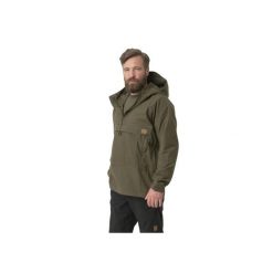 Kurtka turystyczna męska Helikon-Tex Woodsman Anorak. Zielone kurtki Helikon-Tex, m, bez wzorów, z bawełny, bez kaptura. Za 293.70 zł.