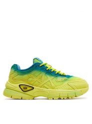 Armani Exchange Sneakersy XUX189 XV813 T715 Żółty. Żółte buty sportowe casual Armani Exchange, bez wzorów, z materiału, bez zapięcia. Za 829.99 zł.