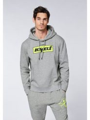 Chiemsee Bluza "Ekuk" w kolorze szarym rozmiar: XL. Szare bluzy Chiemsee, xl, z aplikacjami, z bawełny, z kapturem. Za 97.28 zł.