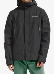 Kurtka przeciwdeszczowa męska Didriksons Grit Jacket 4. Czarne kurtki Didriksons, m, bez wzorów, z materiału, bez kaptura. Za 620.80 zł.