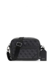 Guess Saszetka Milano HMMIL LP6222 Szary ciemny. Szare saszetki i nerki Guess, z aplikacjami, ze skóry, bez dodatków. Za 352.99 zł.