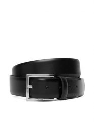 BOSS Pasek Męski 50522768 Czarny. Czarne paski Boss, bez wzorów, ze skóry. Za 599.99 zł.